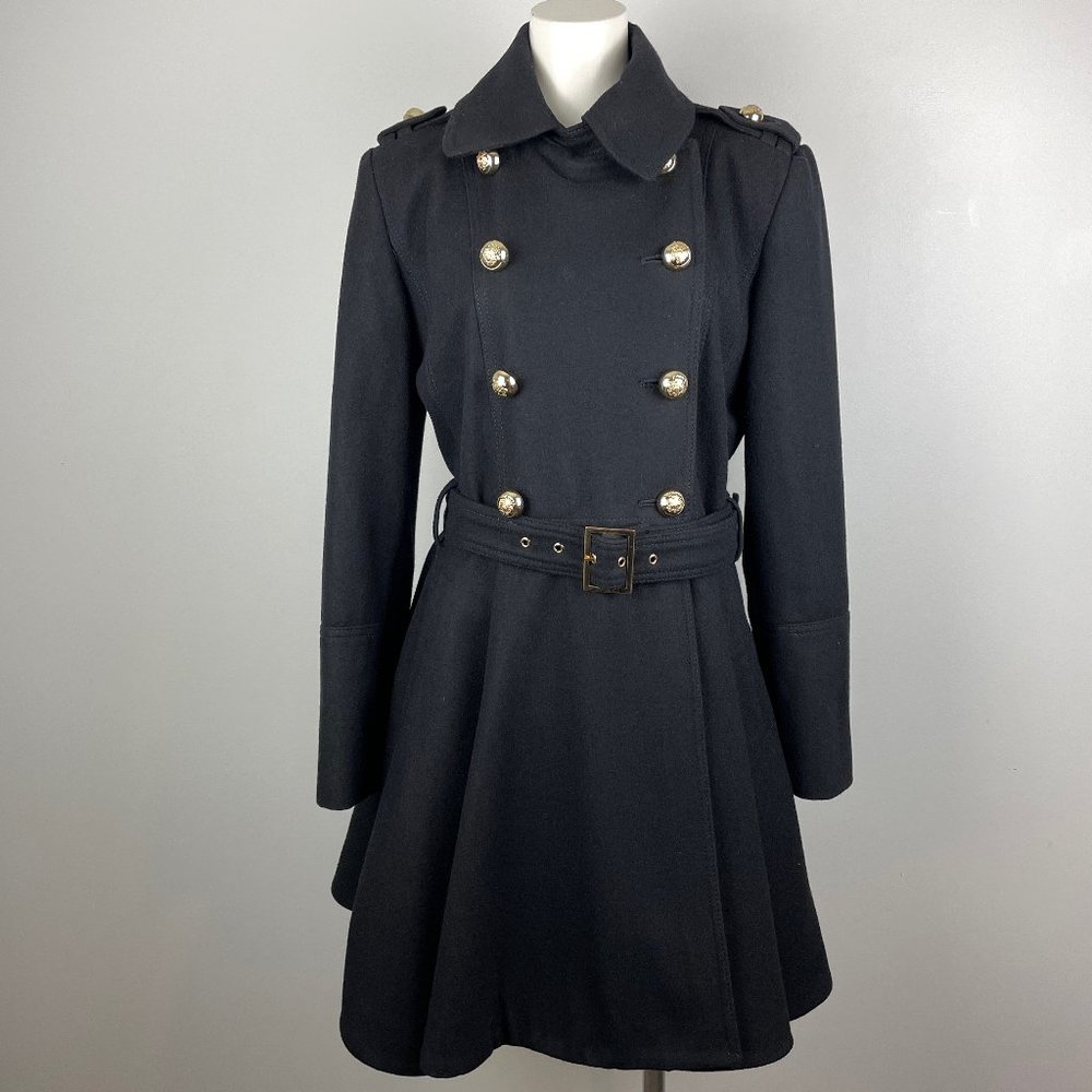 Miss Sixty Coat Black Cassie Princess Coat Small
